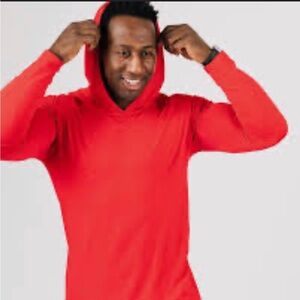 NWT ZYIA Active Men’s Red Performance Hoodie XXL